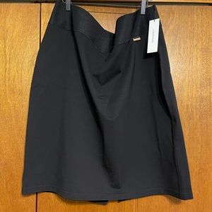 NWT 3x Calvin Klein black pencil skirt